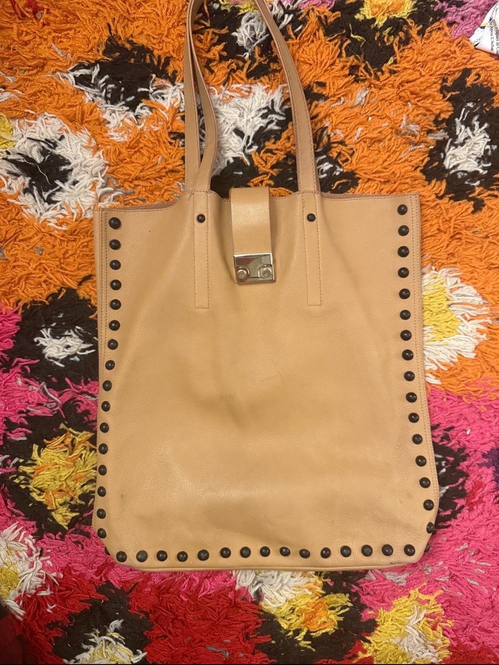 Loeffler Randall Studded Locker Tote